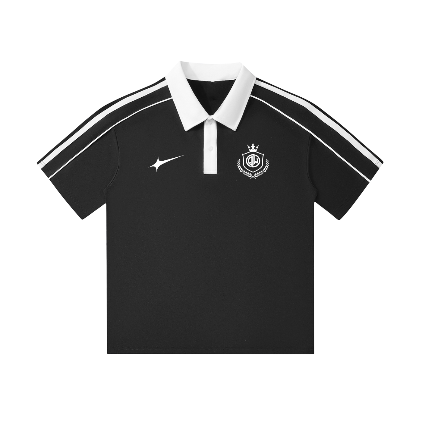 Jersey-Style Short-Sleeve Polo Shirt-DripFit apparel