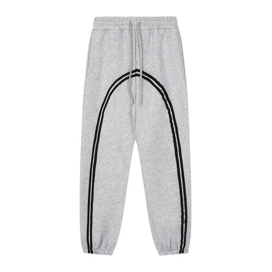 Striped sweatpant streetwear-Dripfits apparel