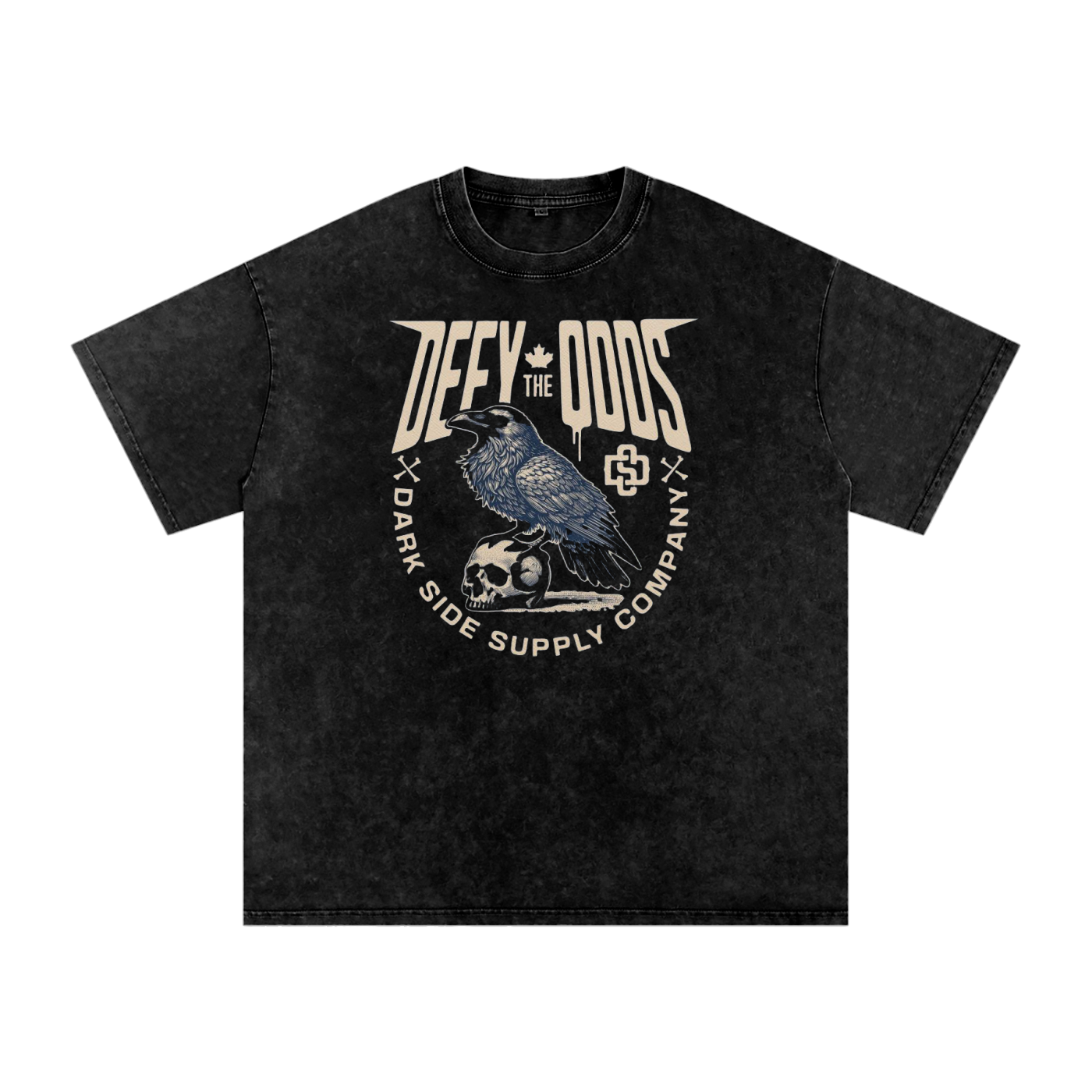 Defy the odds 100% cotton- Sun washed Tshirt