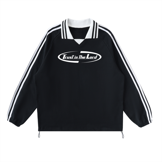 Trust in the Lord- Lapel Collar Sweatshirt
