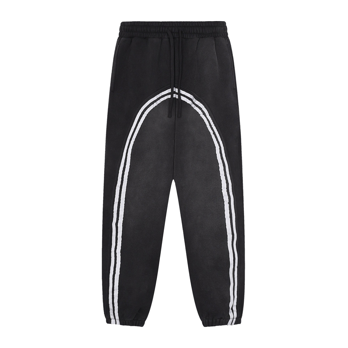 Striped sweatpant streetwear-Dripfits apparel
